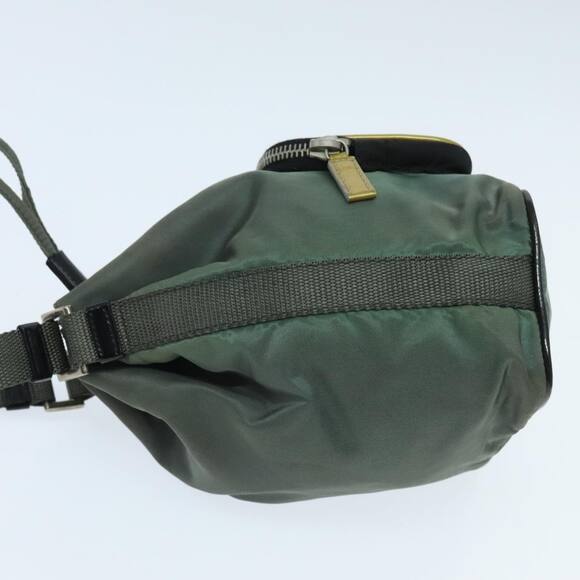 PRADA Hand Bag Nylon Khaki - Picture 5 of 9